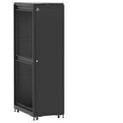 Baie 42U 600x1000mm, porte avant : Simple Pleine, porte arrière : Panneau Plein, sans panneaux latéraux