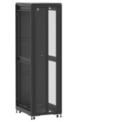 En kit - Baie 42U 600x800mm, porte avant : Double Verre, porte arrière : Simple Pleine, sans panneaux latéraux