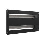 71710 - Bandeau 6U décaissé avec rail DIN pour48 modules -  Socamont®