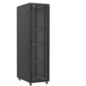 847610MSVSAPL - Baie serveur 47U 600x1000x2277mm (LxPxH) 800kg, Porte avant en verre/Porte arrière nid d'abeille