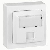 20006 - PRISE RJ45 CAT6 FTP APPAREILLAGE SAILLIE COMPLET BLANC LEGRAND 086047 -  Legrand