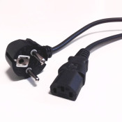 1397 - Câble Schuko male vers femelle C13 3m 10A noir