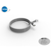 Cordon RJ45 cat 6a SFTP 100 Ohms LSOH, gris, 2m