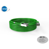 Cordon RJ45 cat 6a SFTP 100 Ohms LSOH, vert, 5m