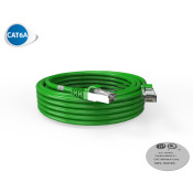 Cordon RJ45 cat 6a SFTP 100 Ohms LSOH, vert, 7m