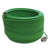 Câble RJ45 cat 6 FUTP Pré-connect - équipé de noyau RJ45 Keystone, 60m, Nb paires : 1x4