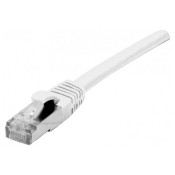 CORDON RJ45 CAT6 FUTP 100OHMS LSOH SURMOULE BLANC LG 2M