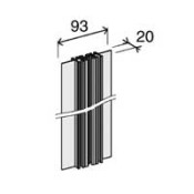 Rail aluminium HPUL pour modul es CAD