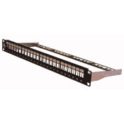 71007 - Panneau de brassage ftp keystone Platine Réseaux 24 ports -  Socamont®