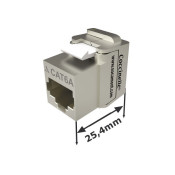 71009 - Connecteur RJ45 Jack Coccinelle One Pouce Keystone cat 6a FTP -  Socamont®