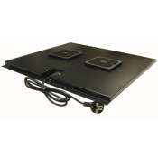 71076 - Unité de ventilateurs pour baie de brassage, Prof. baie : 600,Dim. (mm) : L: 530 - P: 513 -  Socamont®