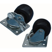 71086 - Roulette avec frein, Haut. (mm) : 72,Ø (mm) : 50,8 -  Socamont®