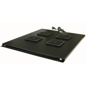 71155 - Unité de ventilateur pour baie de brassage, Prof.baie : 800, Dim. (mm) : L: 530, P : 713 -  Socamont®