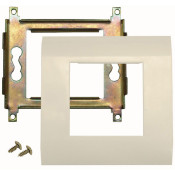 71221 - Ensemble support + plaque pour module 45X45, Nbre de position 45x45mm : 1, Compatible : réf. 71218
