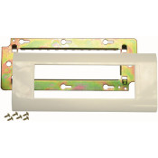 71223 - Ensemble support + plaque pour module 45X135, Nbre de position 45x45mm : 3, Compatible : réf. 71220 et 71226