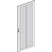 PORTE AV- AR VENTILLEE 42U LARG 800  LIGNE800 AVEC SERRURE A POIGNEE