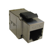 71496 - Traversée de cloison RJ45 femelle-femelle CAT6A FTP blindée accroche Keystone -  Socamont®
