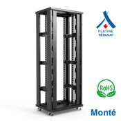 78253 - Structure de baie serveur 19 pouces montée ligne 800, Capacité : 42U, LxPxH (mm) : 600x1200x2060