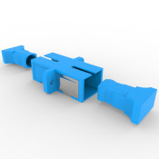 TRAVERSEE DE CLOISON SC MULTI OM3 50/125 OM4 50/125 SPLEX (AQUA)