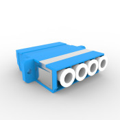 TRAVERSEE DE CLOISON LC MULTI OM3 50/125 OM4 50/125 QUAD (AQUA)