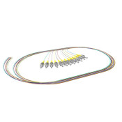 85117 - Pigtails monomode OS1/2 9/125, Connectique : ST, Longueur : 1m, Quantité du pack sous blister : 12