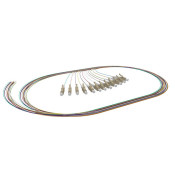 85134 - Pigtails multimode OM3 50/125, Connectique : LC, Longueur : 1m, Quantité du pack sous blister : 12