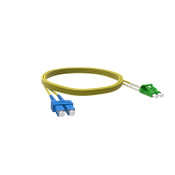 JARRETIERE  OS1/2 9/125 APC DPLEX LCAPC/SC 2M