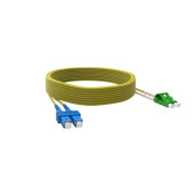 JARRETIERE  OS1/2 9/125 APC DPLEX LCAPC/SC 5M