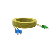 JARRETIERE  OS1/2 9/125 APC DPLEX LCAPC/SC 15M