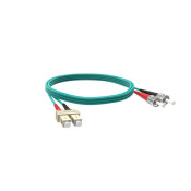 JARRETIERE MULTI OM3 50/125 DPLEX SC/ST 2M