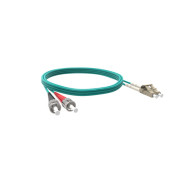 JARRETIERE MULTI OM3 50/125 DPLEX LC/ST 2M