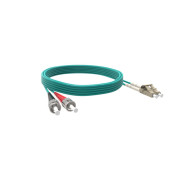 JARRETIERE MULTI OM3 50/125 DPLEX LC/ST 3M