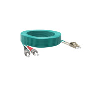 JARRETIERE MULTI OM3 50/125 DPLEX LC/ST 15M