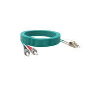 JARRETIERE MULTI OM4 50/125 DPLEX LC/ST 10M