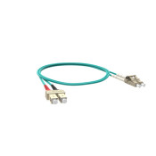 JARRETIERE MULTI OM4 50/125 DPLEX LC/SC 1M