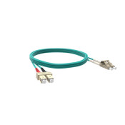 JARRETIERE MULTI OM4 50/125 DPLEX LC/SC 2M