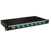TIROIR OPTIQUE 19' 8 SC DUPLEX OM3 OM4 50/ 125 AQUA/KIT MANAGEMENT