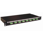 TIROIR OPTIQUE 19'' 8 LC APC Q UAD MODE VERT/ KIT MANAGEM ENT
