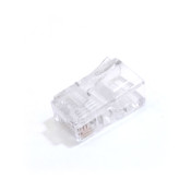 9558 - RJ45 PLUG FOR SOLID CABLE 50' AVEC 3 PRONG 0.7 MM AVEC LOGO SOCAMONT